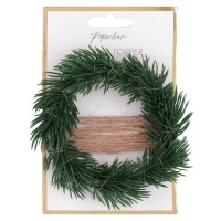 AK Green Christmas Wreath Present Topper Photo