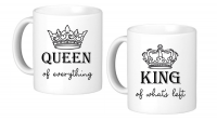 Graceful Accessories King and Queen Couples Mug Set Photo