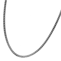 Xcalibur 2mm wide curb 55cm chain - stainless steel Photo