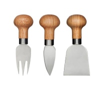 Sagaform Oak Cheese Knife Set Photo