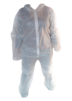 Disposable Coveralls / overalls 50gsm white non-woven Photo