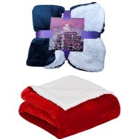 Sweet Home Available on both sides.Super Soft Sherpa Blanket 2 Pieces Value Pack Photo