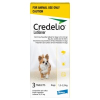 CREDELIO Yellow Tick and Flea treatment for Dogs Toy 1.3-2.5kg Photo