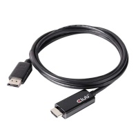 Club 3D 2m DisplayPort 1.4 To HDMI 2.0B HDR Male – Male Adapter Photo