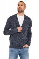 I Saw it First - Mens Black Button Down Knitted Cardigan Photo
