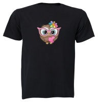 Nerdy Love Owl - Kids T-Shirt Photo