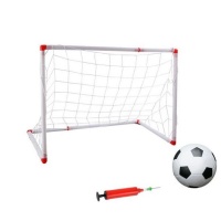 Olive Tree - Football Soccer 126cm Goal Post Net Ball & Pump Set for Kids Photo