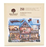Wentworth Wooden Shaped Puzzle - The Night Before Christmas Photo