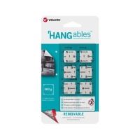 VELCRO Brand VELCRO® Brand HANGables™ 22mm squares. white. 8 piecess Photo