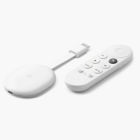 Google - Chromecast 4k with Google TV - Snow Photo