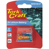 Tork Craft Cr123A 3V Lithium Battery X2 Per Card Photo