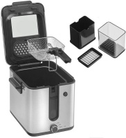 GB 1.5 Litre 900W Compact Square Deep Fryer with Large View Window Photo