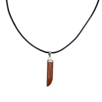 Earth Stone Collection - Gold Sand Tusk Stone Necklace Photo
