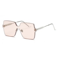 Sophie Moda - Modern Rimless Square One-Piece Fashion Sunglasses Photo
