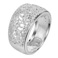 Silver Designer Filigree Ring Photo