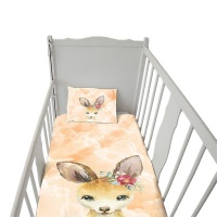 Print with Passion Cute Baby Kangaroo Cot Duvet Set Photo