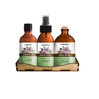 Pure Indigenous Calm Botanicals- Bath Salts Massage Oil & Room Spray Photo
