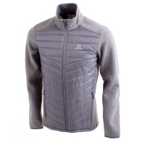 Salomon Men's Bistra Hybrid Fz Jacket - Quiet Shade Photo