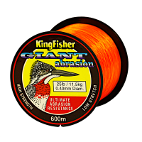 Kingfisher Giant Abrasion Nylon Fishing Line .40MM 11.5KG/25LB Colour Orange 600M Spool Photo
