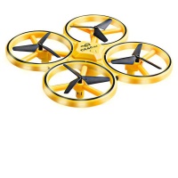 Drone Gravity Sensor Remote Control Quadcopter - Yellow Photo