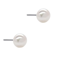 Lily Rose Lily & Rose 6mm Freshwater Pearl Earring Stud - Stainless Steel Pin Photo