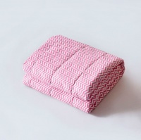 Linen Boutique - Weighted / Gravity Blanket 2.3kg - Zigzag Pink Photo