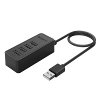 Orico 4 Port Powered USB2.0 Hub - Black Photo