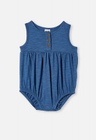 Kid's Cotton On Craigelina singlet bubbysuit - petty blue Photo