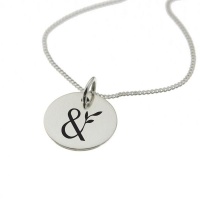 Ampersand Sterling Silver Necklace with Chain Photo