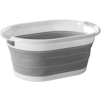 HEARTDECO Collapsible Laundry Basket Washing Tub Photo