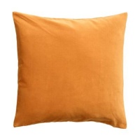 Velvet pillow/scatter cushion cover mustard yellow Photo