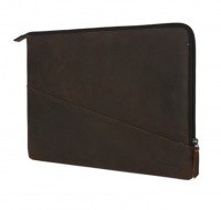 Decoded Waxed Slim Sleeve for Macbook Pro 15" Brown Photo