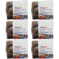 Disa - Cleaning Steel Wool Pads / Steel Wool Balls - Bulk Pack of 6 Photo