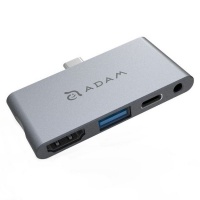 Adam Elements CASA Hub i4 USB-C 4 Port Hub For iPad - Space Grey Photo