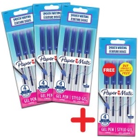 Paper Mate Jiffy Gel 0.5mm Blue Value Pack Photo