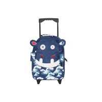 Les Deglingos Medium Wheelie Backpack - Hippo Photo