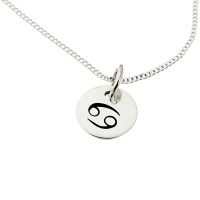 Cancer Star Sign Necklace 10mm Photo