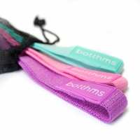 botthms Long Fabric Exercise Bands Resistance Bands – Set Of 3 Photo