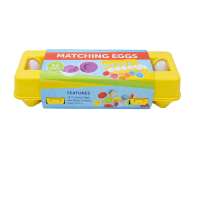 Dream world 12 Pieces Of Eggs Shape Matching Toy Photo