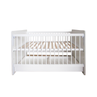 Just Baby White Wooden Cot Photo