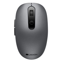 Canyon Wireless Bluetooth Mouse Dual Mode 6 Button - Grey - Batteries incl Photo