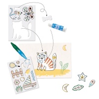 Djeco Create with Shapes Crafts - Box of Animals Photo
