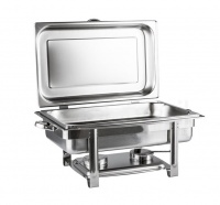 High Quality Stainless Steel Food Warming Single Pan Chafing Dish - 9 Ltr Photo