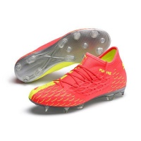 Puma Men's Future 5.3 Netfit Firm Ground Soccer Boots - Yellow/Black Photo