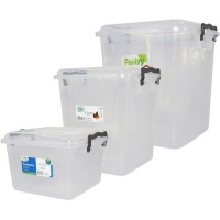 Soul Matters Hobby Life Pantry Box Storage Container 3 Piece Set - Transparent Photo