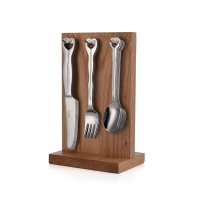 Carrol Boyes Cutlery 21 pieces Set & Stand - Hanging Wave Photo