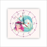 Printoria Mermaid Clock Photo