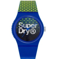 Superdry SYG268UN-Urban Geo Sport Green/Blue Dial Green/Blue Silicone Strap Photo