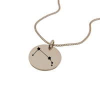 Aries Constellation Rose Gold Necklace Photo