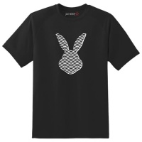 Just Kidding Kids "Chevron Bunny" Short Sleeve T-Shirt - Black Photo